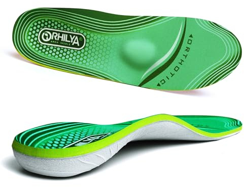 ORHILYA 220lbs+ High Arch Support Insert Plantar Fasciitis Relief Metatarsal Pain Orthotic Insole for Men & Women Standing All Day, Flat Feet Heel Comfort Work Boot Shoe Inserts,290MM Size 10