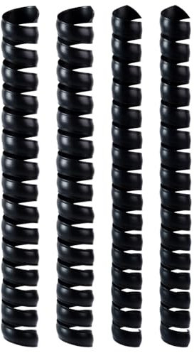 bephible Disuasorio de malezas para árboles, 4 unidades, protector de tronco de árbol, reutilizable, plástico en espiral, protege los árboles jóvenes de malas hierbas, animales, clima duro, jardín,