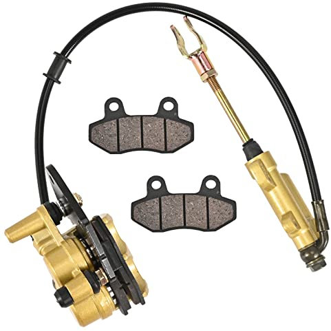 Gruppo pinza freno a disco posteriore Con pastiglie freno di ricambio Sostituzione per cinese cinese ATV Apollo Atomik Ssr Pit Dirt Bike Buggies Go kart 50cc 70cc 90cc 110cc 125cc