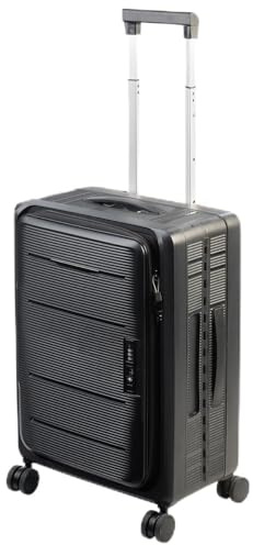 Xcase Hartschalenkoffer: Faltbarer 4-Rollen-Hartschalen-Koffer, TSA-Schloss, 20 / 50 cm, 50 l (4-Rad-Koffer, Trolley, Zahlenschloss)