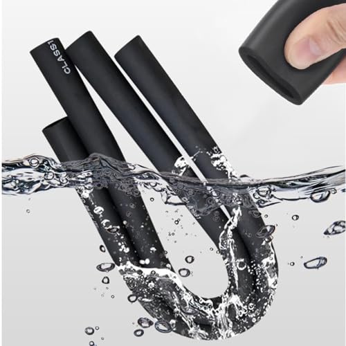 Black Pipe Insulation Foam Tube, Freeze Protection Foam Tubing ID 20mm 25mm 32mm 38mm 110mm Pipe Insulation Tube for Outdoor Winter Irrigation Thermal Insulation Pipe Cover for Tubing Outdoor(38mm ID