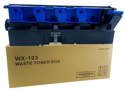 HEMEINY WX103 WX-103 - Cartucho de tóner residual compatible con Konica Minolta Bizhub C224 C284 C364 C258 C308 C368 C454 C554 C458 C558 C658 (A4NN-WY4)