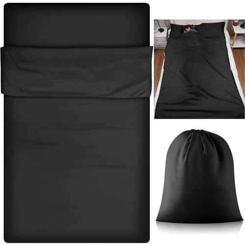 Irenare Self Tan Sleep Sack Reusable Lightweight Tanning Cover, Black