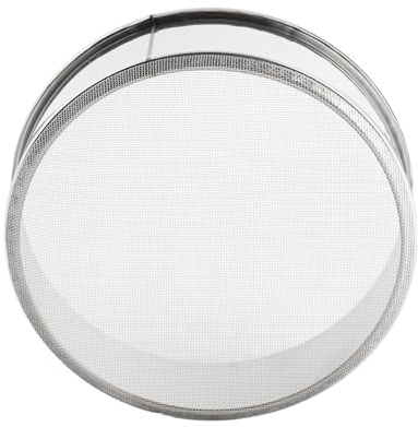 Fyearfly Stampo da forno fai da te, setaccio per farina in acciaio inox, 15 cm-40 rete, facile setacciatura