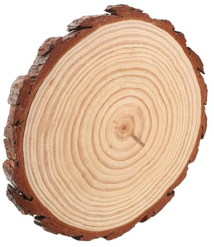 Mikikit Piedras de Paso de Madera Redondas con Superficie Antideslizante para Jardín y Senderos Exteriores Bloques Decorativos Resistentes para Caminos de Césped y Paisajismo al Aire