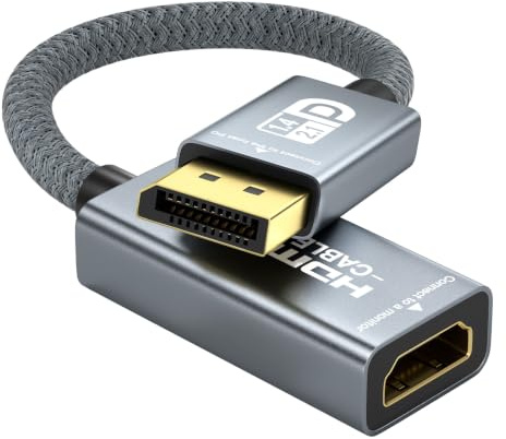 Aktiv DisplayPort 2.1 till HDMI 2.1-adapter 8K60Hz 4K144Hz VRR G-SYNC