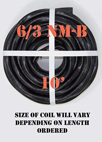 Cable Cabana 6/3 NM-B x 10' Non-Metallic Sheathed Electrical Cable