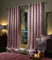 viceroy bedding Pair of Crushed Velvet Curtains EYELET Ring Top BLUSH PINK Fully Lined Thermal Insulated (46 wide x 72 drop)