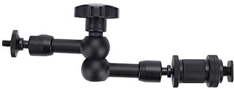 Brazo mágico para cámara, Brazo mágico de fricción Ajustable articulado de 7 para Trabajos de Montaje en Zapata con cámaras