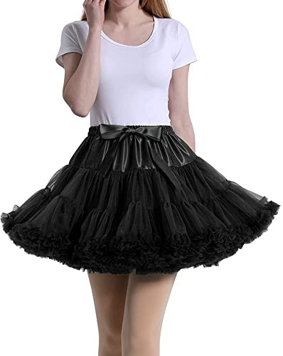 Tmade Women's Tulle Petticoat Tutu Party Multi-Layer Puffy Cosplay Skirt