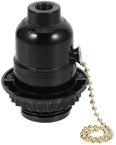 DOITOOL Pièces de la lampe lumière LED lampe de chaîne de traction Ampoules LED Prise de lumière Base et Ombres Douille Prise de lumière avec câble Lampe Mini E27 Cordon