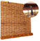 Bambus Rollo Wetterfest Outdoor Jalousine 160cm Breit 120cm Breit 80cm Breit Bambusrollos Bambus Raffrollo für Fenster Sichtschutz Braun für Balkon Außen/Innen ( Color : Breit 165cm , Size : Hoch 200c