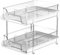 Himilucky Organizador Cocina, Estanterias Almacenaje, 2 Niveles Organizador bajo Fregadero, Multifonctionnel Extraíble Estante Almacenamiento pour Cocina, Baño y Hogar, Blanco