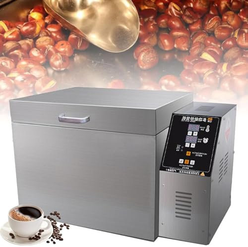 CYMYYDS 1800W/2500W Coffee Roaster Machine, Electric Bean Roaster Stainless Steel Coffee Beans Roasting Machine, for Baking Coffee, Chestnut, Peanuts, Grain,4000g