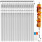 30 Stück Grillspieße Edelstahl, 38cm Grillspieße aus Rostfreiem, Grill Kabob Spieße Edelstahl, Kebab Spieße Schaschlikspiesse, BBQ-Spieße für Lagerfeuer Oder Grillschale (30 Stück)