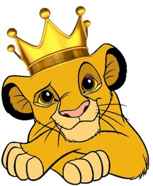 Sagoma figura in legno e carta Personaggio a scelta grandezza Altezza naturale con Piede Autoportante Ideale per Compleanni Feste Realizzato in legno Resistente (Simba Re Leone)