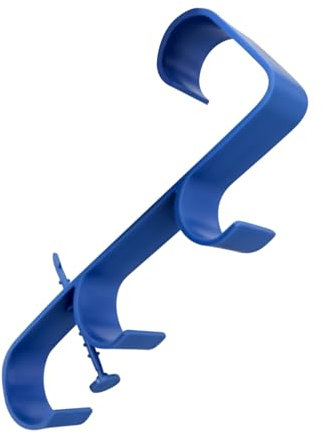 Ganci della piscina | Organizzatore a parete in acciaio pesante | per appendiabiti regolabili | Appendiabiti per esterno, bagno, asciugamani appesi, vestiti perfetti piscina design