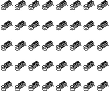 40-pack elektrisk stängselisolator åtdragare |Väderbeständig ABS + aluminiumlegering |Lättinstallerad staketisolator för trädgårdar/gårdar/boskap (Black)