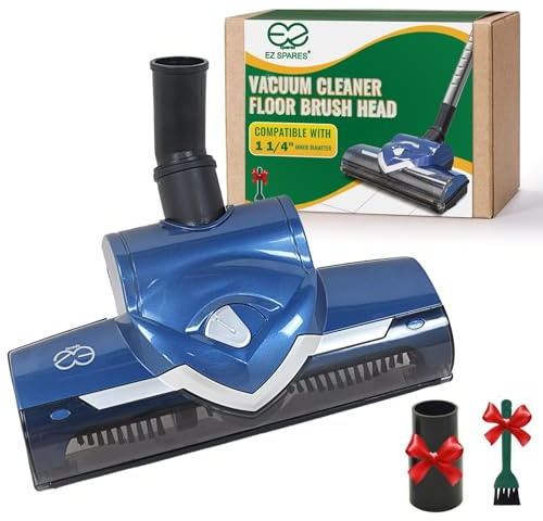 EZ SPARES Universal Vacuum Cleaner Floor Brush Head,Vacuum Cleaner Brush 1 1/4 Inch 32mm,Replacement for Most Vacuum,Hoover Eureka Royal, Rainbow Kenmore,Shop Vac,Christmas Newyear Gift(Blue)