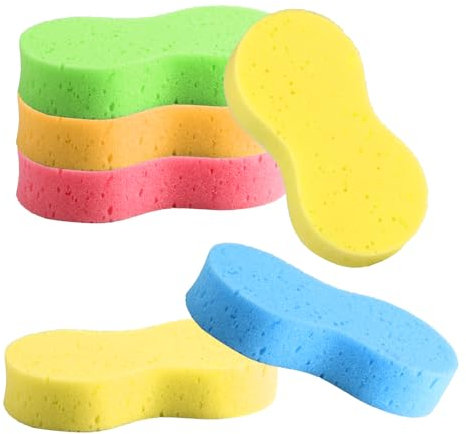 6 Pcs Large Sponges for Car Cleaning Wash, Car Sponges for Washing, Anti Scratch Window Cleaning Sponge for Wheels Windscreen Bodywork Washing