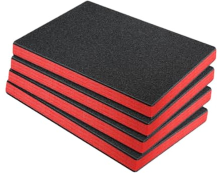 FewNvWa Insertos de Espuma para Caja de Herramientas 4 Piezas, 40cmx33cmx2.5cm