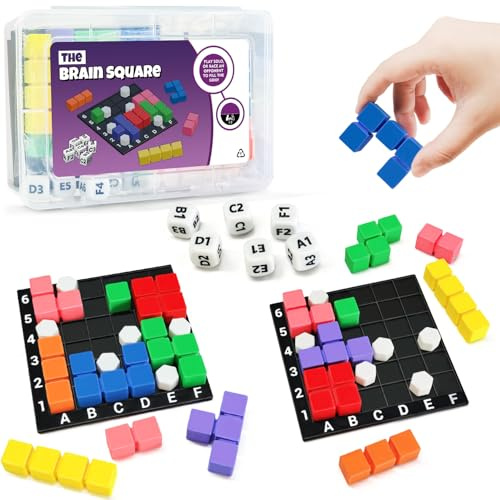 NONSOMPLE Jeu de puzzle en rouleau de dés pour enfants à partir de 5 ans (2 joueurs)