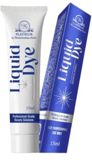 PLATINUM Tinte para Cejas 06 marrón oscuro – Coloración Vegana y Duradera con Efecto Natural – Hasta 7 Días en la Piel y 6 Semanas en el Vello – Hasta 45 Aplicaciones – 15 ml