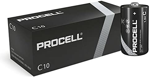 50 x C Duracell Industrial MN1400 LR14 Mezza Alkaline Battery Radio Torch Procel