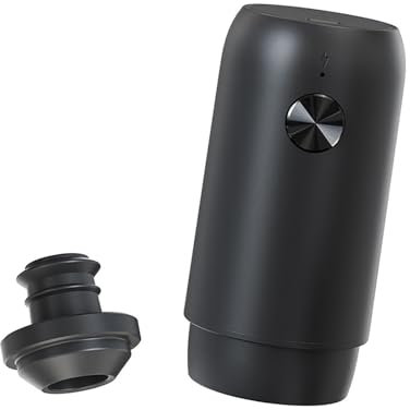 Pompa risparmiatrice vino con tappo riutilizzabile, set di prever per salvatore vino con tappo riutilizzabile, sigillante automatico per pompa per vuoto