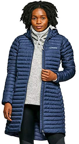 Berghaus Women's Nula Micro Synthetic Insulated Padded Coat | Durable Design | Water Resistant | Puffer Jacket, Dusk, 8
