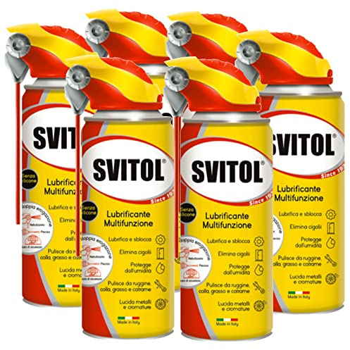 AREXONS SVITOL SLUBRIFIERANDE Spray 1 styck Multifunktion 6X 500ml Multifärg