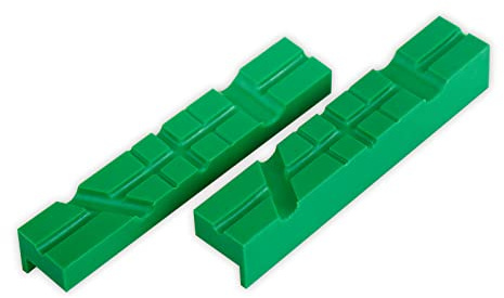 CCLIFE 2 tlg Schraubstock-Schutzbacken | Breite 110mm / 150mm | mit Magnet | Schonbacken für Feststehend Schraubstock