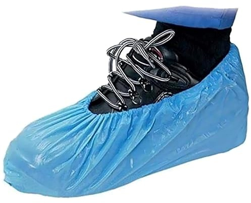 Disposable Shoe Covers - Durable Waterproof Overshoes for Rain and Mud - Pack of 500