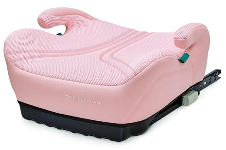 Kinderkraft, I-Boost 2 PRO i-Size Car Seat 125–150 cm, ISOFIX Booster Seat, Lightweight Child Car Seat, R129 Approved, AIR Flow, Black, Pink