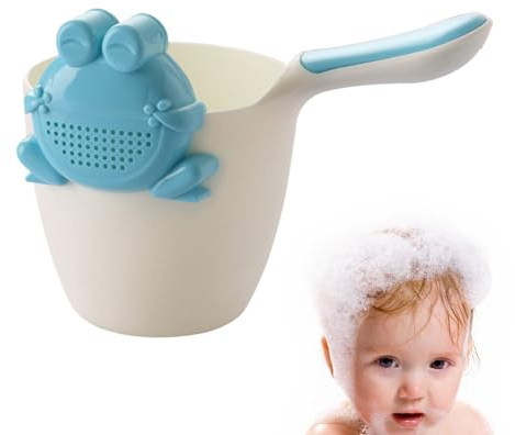 Kroppstvätt babybad sköljning – multifunktionell sköljkopp för badtid | praktisk vattenskrapa för hår och kropp | babytvätt för småbarn, badsköljare, bärbar duschsköljning