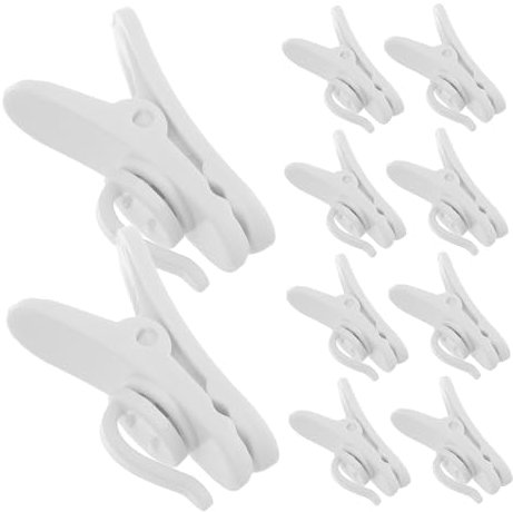 iplusmile 100piezas Clip para Cable De Auriculares Giratorio Antipérdida Clips para Sujetar Cables Accesorios para Auriculares para Diario Oficina o Viajes