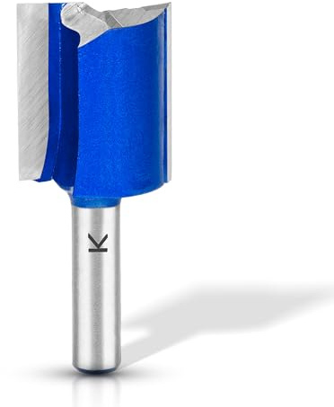 ASNOMY Juego de brocas de ranura de 25 mm, 8 mm de vástago, brocas de fresado de carburo para router, brocas de madera rectas, herramienta de fresado para carpintería