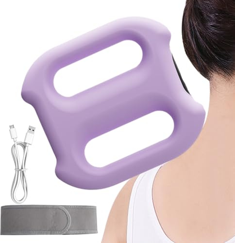 Anneau de massage électrique pour fascia - En silicone de qualité supérieure - Ceinture d'entraînement réglable - Appareil de massage complet du corps en 5 étapes avec fonction de raffermissement de
