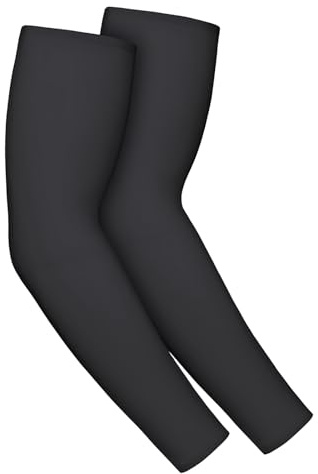 Mangas para Brazos Mujer Hombre, Negro Calentadores de Brazos, Mangas Termicas para Brazos Invierno, Mangas Brazos, Manga de Brazo Invierno para Hombres Mujeres Correr, Ciclismo, Voleibol, Golf