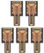 PUSOKEI Autocollants d'amélioration du Signal de téléphone Portable 5 pièces, Autocollants d'amplificateur de réception d'antenne de Signal de téléphone Portable, Autocollants améliorés de Signal