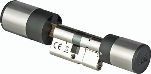 Elektron.Türschl.7600 Einzelzylinder anthrazit,Edelstahl BURG-WÄCHTER
