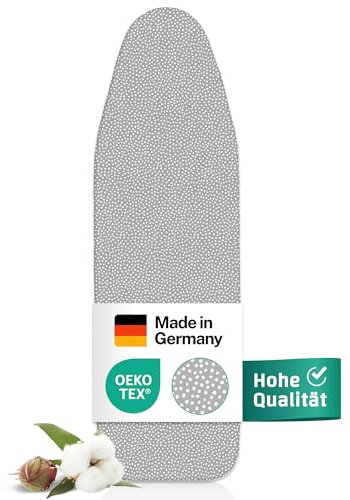 everlar® Premium Bügelbrettbezug 150x50 (XXL) I Made in Germany I OEKOTEX100 I Bügeltischbezug Komfortpolster I Bügelbezug für 145-150x45-50cm Bügelbrett Bezug I Bügelbrettbezug für Dampfbügelstation