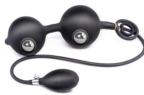 Plug Anale Gonfiabile Con Dilatatore a Doppia Sfera Plug Gonfiabile Dildo Gonfiabile Plug Gonfiabile Con Sgonfiaggio Plug Anale Doppio Plug Gonfiabile Con Pompa