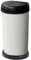 KetoBarrow 42L Moda Cream Touch Top Kitchen Bin Waste Rubbish Recycle Bin - D-Shaped 42 Litre