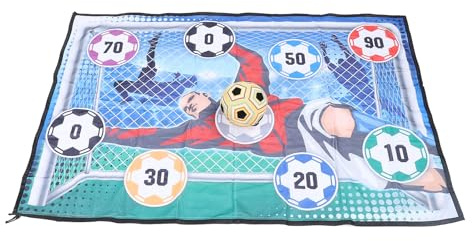 CFTGIW Set di Tappetini da Gioco per Palloni da Calcio per Interni Ed Esterni, Gioco di Lancio del Bersaglio, di Lancio della Porta di Calcio con Pallone da per ragazzi. Il di di Tipo A è un Sacco