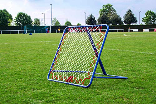 Rebounder Tchouckball - 100 x 100cm - Fußball Trainingszubehör EINSEITIG oder DOPPELSEITIG - Verstellbar