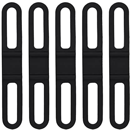 VOBOR Correa de Bicicleta Band-5Pcs / Set Bicicleta Multiusos Ciclismo Bicicleta Correa de Silicona Fija Vendaje Linterna Soporte de Montaje