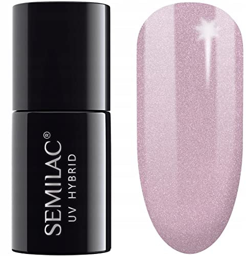 SEMILAC 553 Lazy Morning Nail UV Gel Polish | Long Lasting and Easy to Apply | Soak off UV/Led | Perfect for Home and Professional Manicure and Pedicure 7 ml
