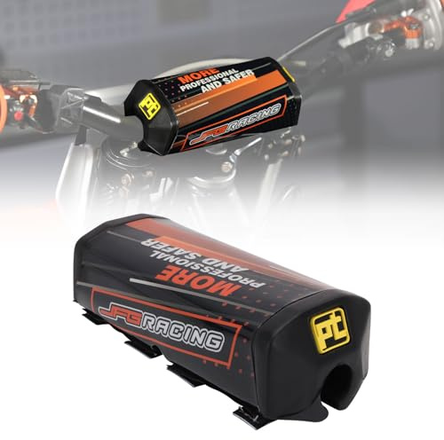 JFG RACING Motorcykelstyre skum, mjuk diamant motorcykel styre matta motorcykelstyre skydd skum styre för motocross smuts cykel ATV Quad-svart