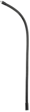 PATIKIL 20 Gooseneck, 3/8 Female to 1/4 Male Thread Metal Universal Hose Flexible Arm Gooseneck Tube Extension Holder for Action Camera, Phone, Microphone, Black